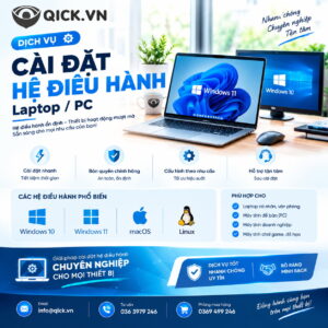 Cài đặt hệ điều hành Laptop/PC