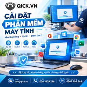 Cài đặt phần mềm máy tính